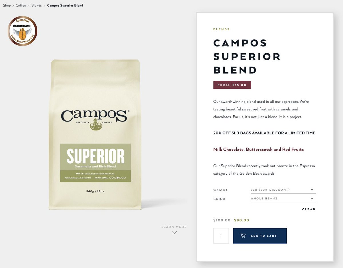RobBressi's tweet photo. @CamposCoffee - Thrilled to be ordering 5lbs of your finest coffee; sad that it's going to be the last time we'll be able to do so before you shut up shop in the USA😢 https://t.co/W89pwCI3Xa