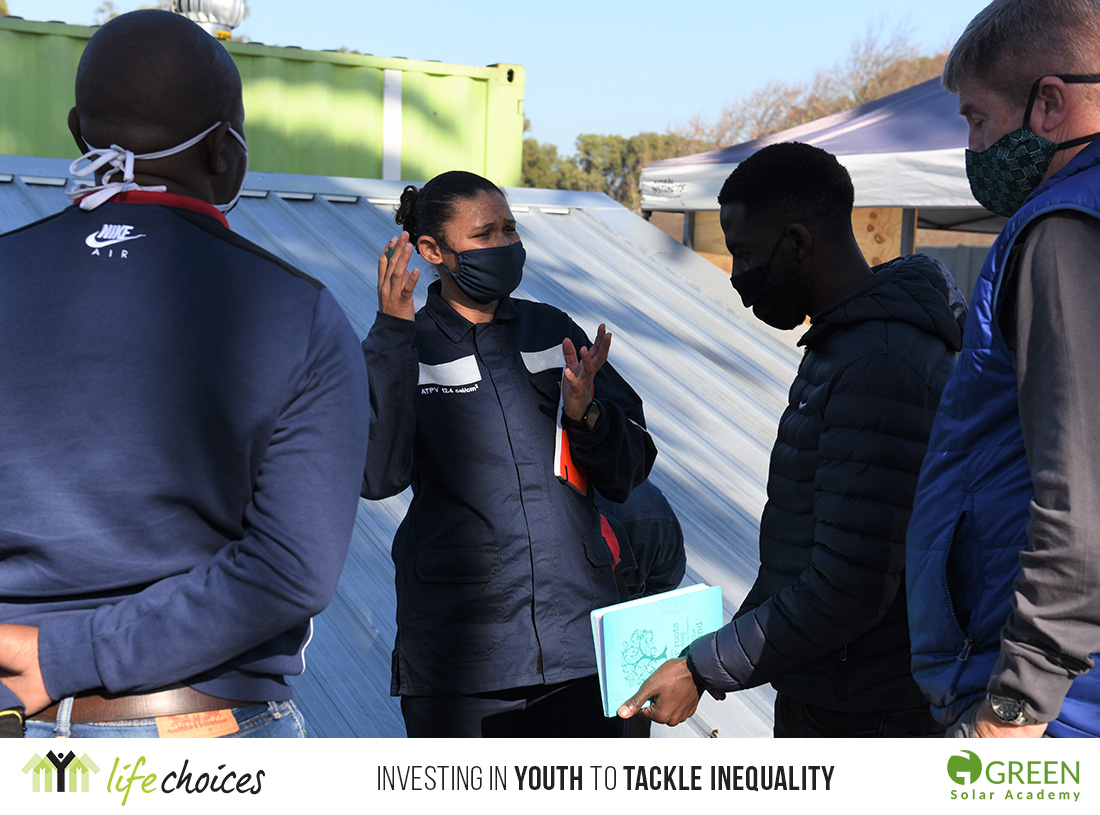 LifeChoicesZA's tweet image. Recently completed Solar Training with @green Solar Academy. Great to have people back on our demo roofs and learning the best practices for PV installations! 

Next 5-day course begins 6 September and participants still qualify for a 15% early-bird discount. 

#Solar #PVTraining