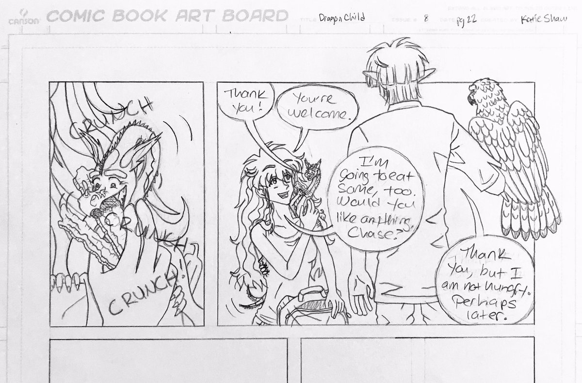 DragonChildKS's tweet photo. This issue is definitely going to have a much higher count of images that pop out of the panel borders than my average, & I am having fun with it!
#comiccreationprocess #dragonchildcomic #allagesmoderndayfantasycomic #imagesthatpop #dragons #indiecomics #womenincomics https://t.co/zlmcNPdArm