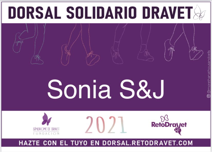 Yo tengo el mío!! Y tú,? #MesDravet #RetoDravet2021 #DorsalSolidario