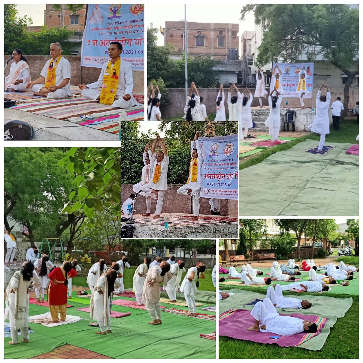 Pjuwarkar's tweet photo. Yoga day celebration Nagpur
#InternationalDayOfYoga #Patanjali #Nagpur #mpys #Maharashtra https://t.co/1hvp6JqACe