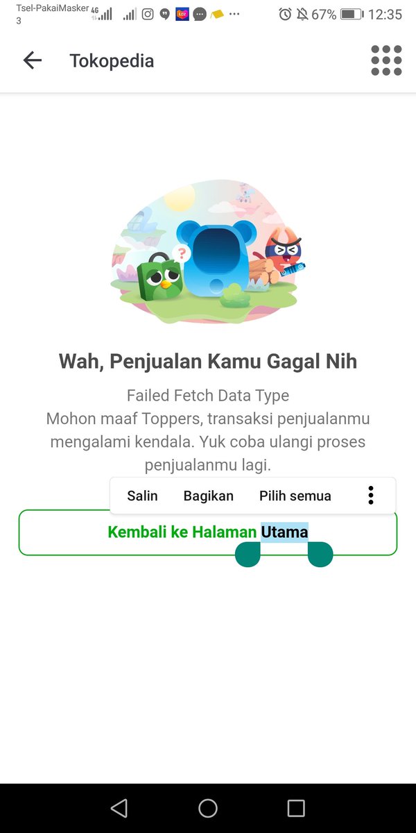 fajarindo2's tweet photo. @TokopediaCare min gw narik dana lewat penjualan emas, keterangannya gagal tp kepotong dananya. Gimana ini min. https://t.co/61hxyoajgQ