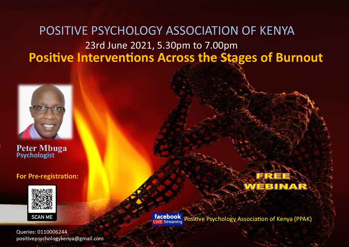 positive_kenya's tweet photo. Everything is swift in the present world and its not surprising to see people struggling with burnouts at their work places. 
Well, they say knowledge is potential power. 
Here is an opportunity for you to know how to deal with a burnout or to identify signs of burnout.
#PPAK https://t.co/geQb95qSoE