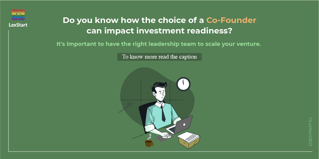 Lexstart_India's tweet photo. Read our blog on factors to consider while choosing a Co-Founder.
Read more about Co-Founders at: https://t.co/xvCPrDl2yd
#startup #business #LexGyaan https://t.co/UdPmNrHRMd
