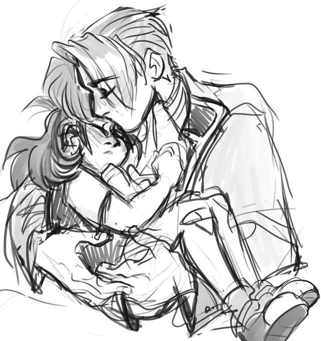 WAIT I DREW THIS IN DECEMBER AND NEVER POSTED IT. HAPPY LATE FATHER'S DAY WOW 