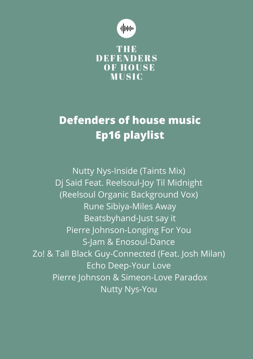 Defendershm's tweet photo. Playlist from our previous episode. Please do check it out. Link on our bio. https://t.co/apx4fSgYkg