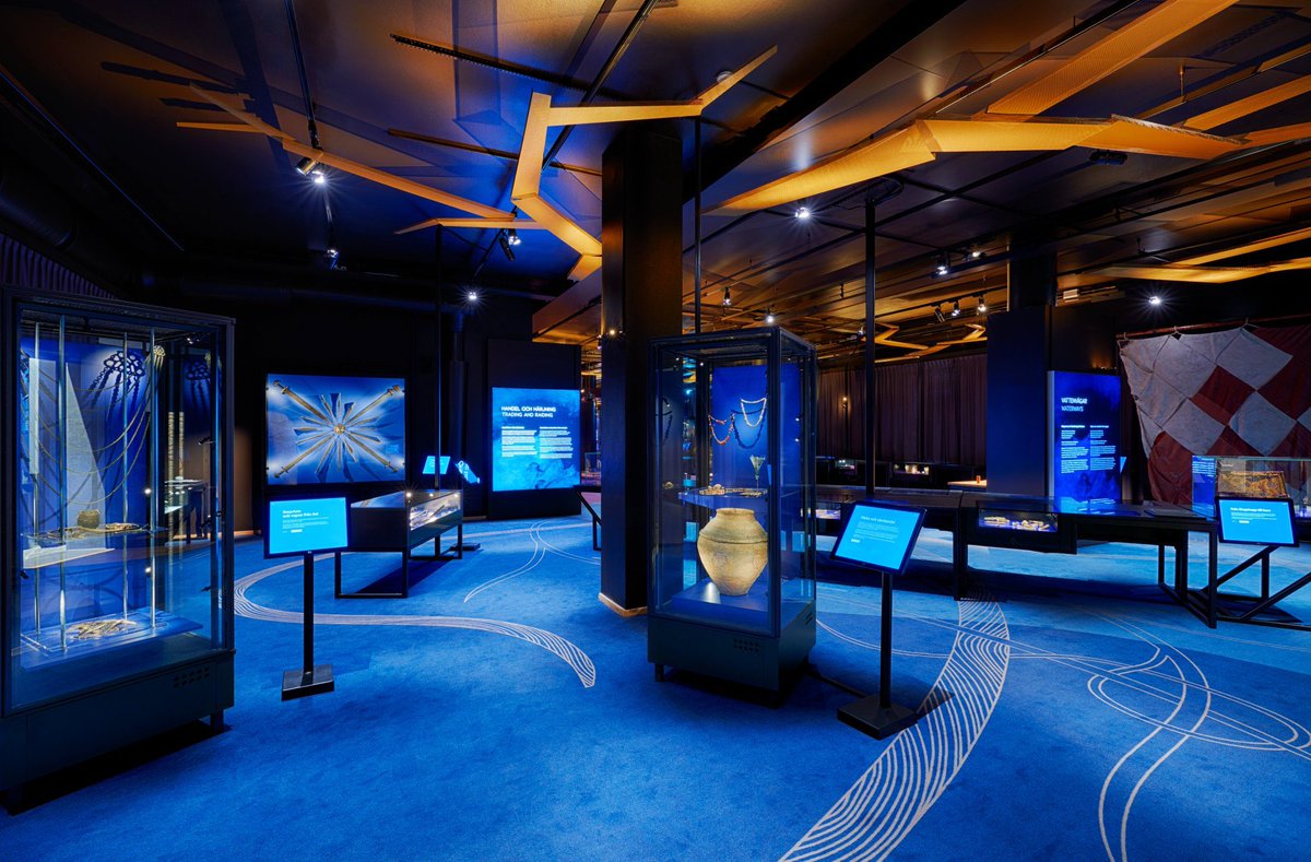 arkeloggen's tweet photo. On 24 June a new 1000 square metre large Viking Age exhibition will open at @historiskamuse in Stockholm with 2500 objects, interactive stations and online content. According to the museum the exhibition is the largest of its kind. 
📷 Erik Lernestål, Historiska museet/SHM CC-BY https://t.co/wbZgGVBGe8