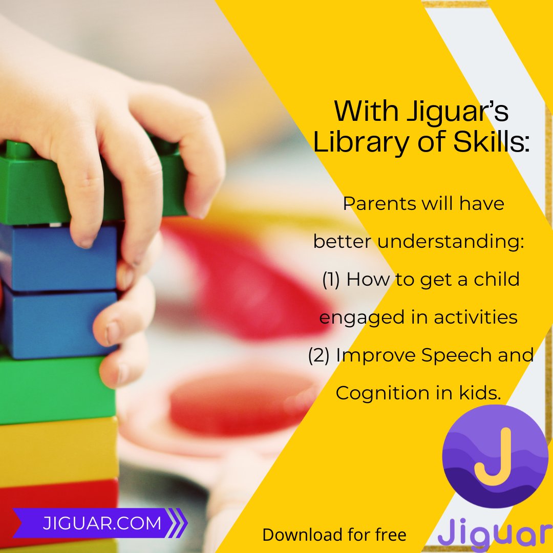 JiguarInc's tweet photo. With Jiguarβs LOS, parents will have better understanding on child engagement and improve speech and cognition. free download app
#childactivites #childactivityathome #developmentaldelays #cognitionpuzzle #cognitions #motorskills #motorskilldevelopment #childgrowthmonitor https://t.co/rxEeSRAhFT