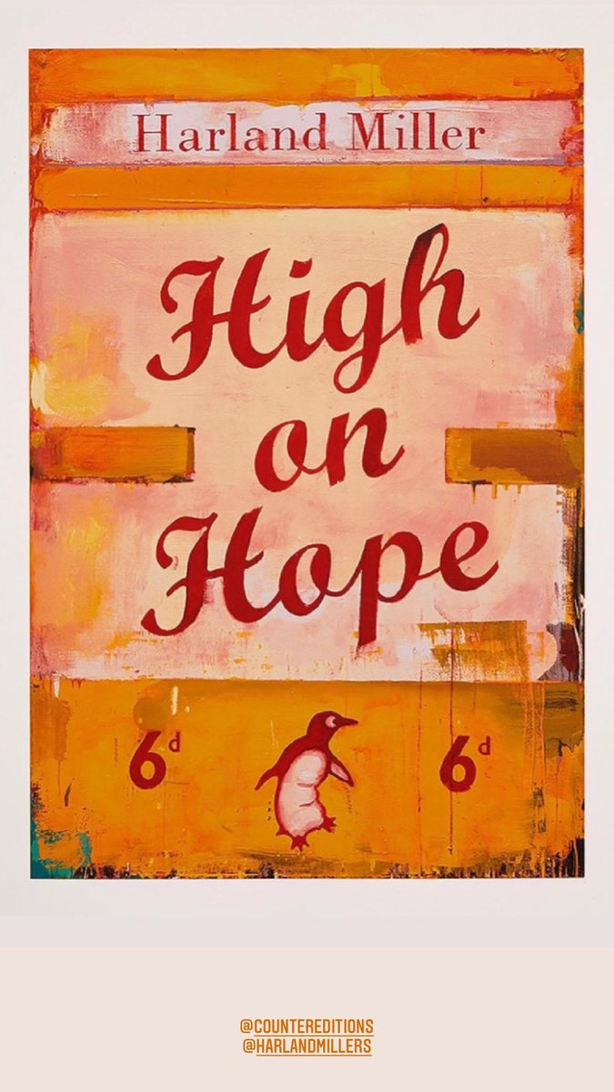 W1curates's tweet photo. X @CounterEditions 
Presents 
HARLAND MILLER  

'High on Hope’ (2019) is part of Harland Miller's ongoing series of paintings and prints based on the dust jackets of Penguin books.

@flannelsfashion #countereditions #harlandmiller #w1curates #tate #publicart #publicartwork #art https://t.co/hdHaI84fR2
