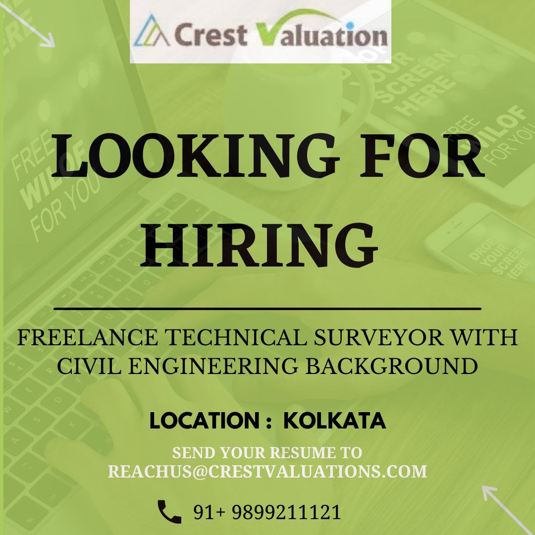 Looking For Hiring
Freelance Technical Surveyor with civil engineering background.

.
.
.
.
.
#jobshiring #werehiring #hiringnow #nowhiring #jobsearching #career #jobsearch #recruitment #hiring #jobinterview #jobs #civilengineering #civilengineerjobs #jobsinindia