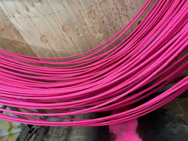 EnglishBraids's tweet photo. Bespoke UHMPE rope solution made for a marine customer to help with visibility at sea.

Our experienced in-house technical team can design, test &amp; manufacture ropes to your specification in a range of colours. 

ebteam@englishbraids.com

#manufacturer #bespoke #marineindustry https://t.co/xGwsAxBoIi