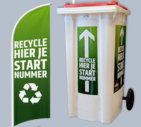 Startnummer-recycle-container