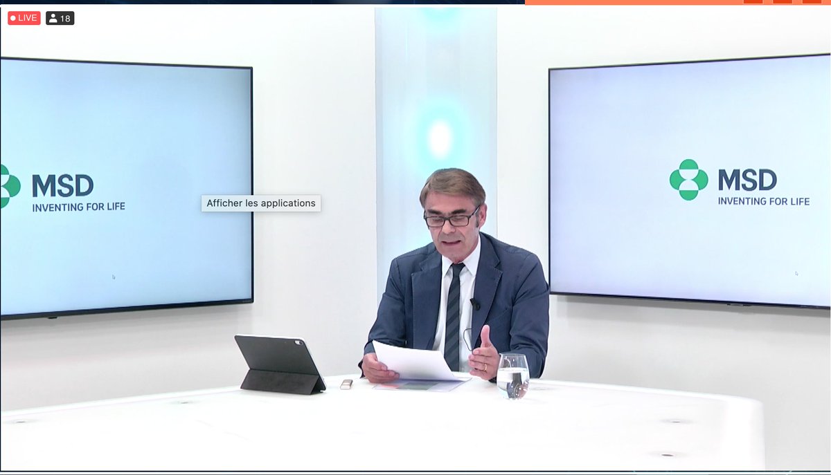 LionelREICHARDT's tweet photo. Philippe LEDUC médecin journaliste introduit cette webcast #ProjetTrex organisée par @MSDFrance avec @CollompR, Frachette Marc, Bénédicte Gourieux @ProjetTrex et Laurence GARRET de @MSDFrance https://t.co/P7GkMSZASb