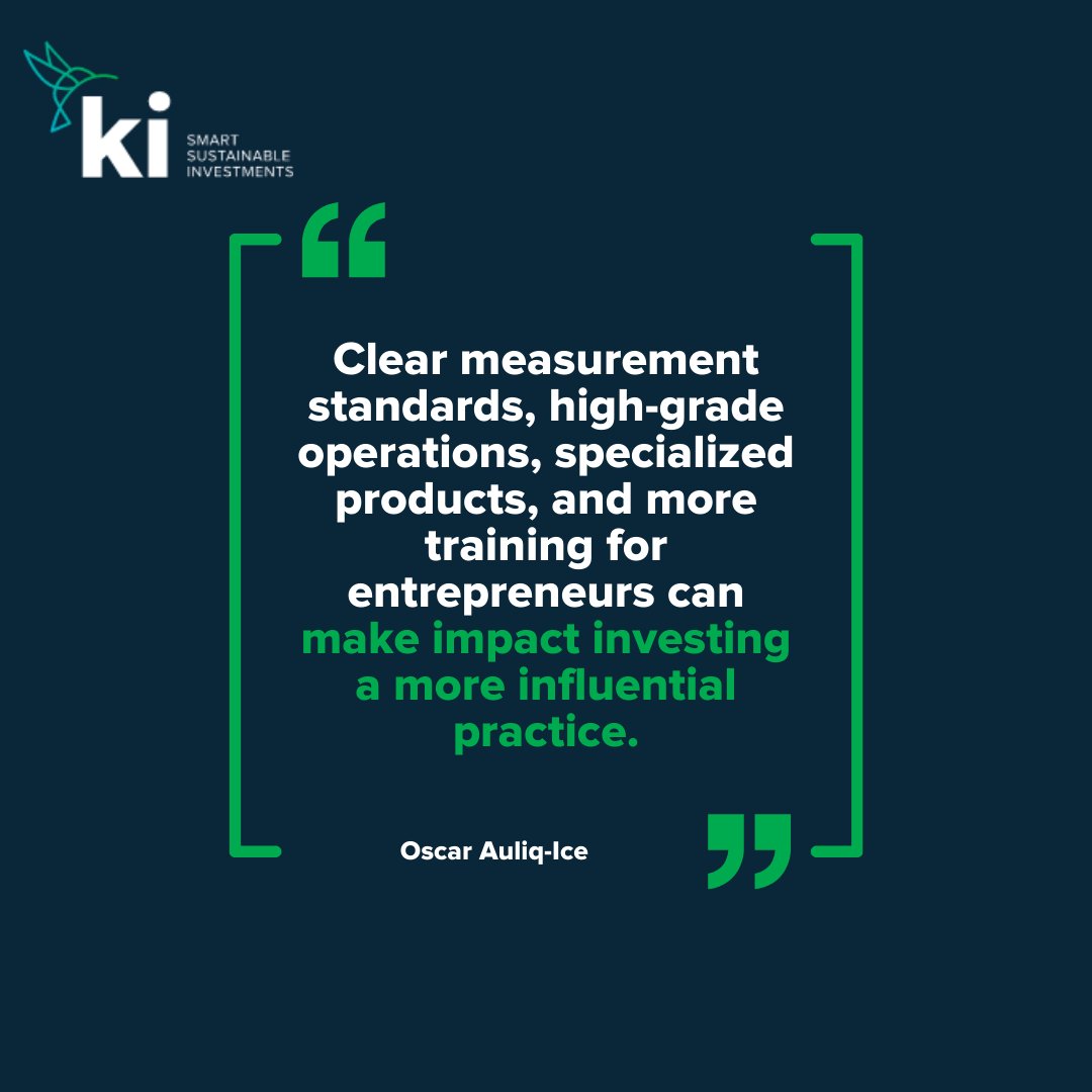 Keystone_Impact's tweet photo. #QuoteOfTheDay: “Clear measurement standards, high-grade operations, specialized products, and more training for entrepreneurs can make impact investing a more influential practice.” - Oscar Auliq-Ice

Professional Investors Only - Capital At Risk.

#esginvesting https://t.co/WQeCjHroYS