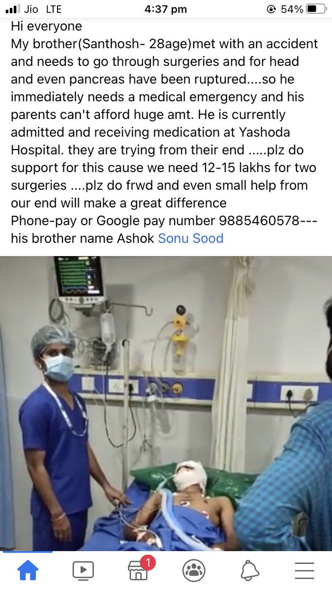 @SonuSood  kindly have a look once bhai ,he really needs ur support