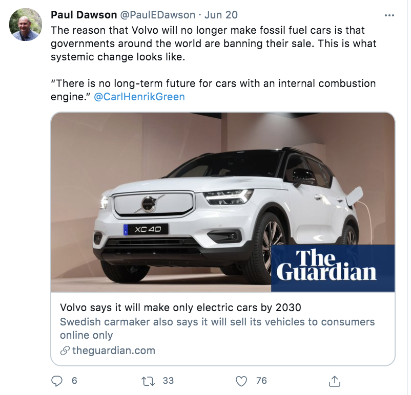 Solar btw, it's not 50g CO2/kWh. With Batteries like in CA or Australia it is around 200-300g CO2/kWh. Batteries need a lot of heavy mining. See above IEA chart and subthread.But for Kevin it is - quoting: "zero carbon electricity."He considers himself as expert in energy:
