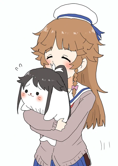 シロたんとココちゃん! #はいふり 