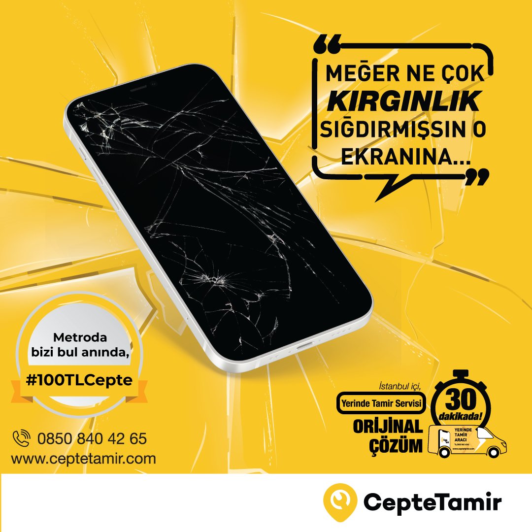 ceptetamir's tweet photo. Metro’da #100TLCepte
Bulunduğun metro istasyonunda bu reklamı bul, selfieni çek, hikayelerde konumu gir, @ceptetamir hesabını etiketle!
100 TL değerinde kuponu anında kazan.
Kampanya 28 Haziran akşamına kadar geçerlidir.
#ceptetamircom
#BireyselTeknolojikÇözüm #çözüm30dakika https://t.co/3UqzGjwzYP