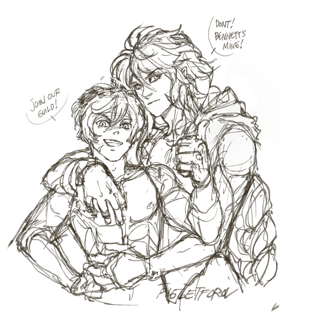 pigletforov's tweet photo. I have this HC where Razor’s bigger and taller than Bennett, he ate lots of meat, he exercised often, so he can become stronger than Bennett. Razor wanted to let Bennett had all adventures he wants, so Razor must to be able to keep Bennett save. #RazorBennett #agedup https://t.co/h3J9A5rD1D
