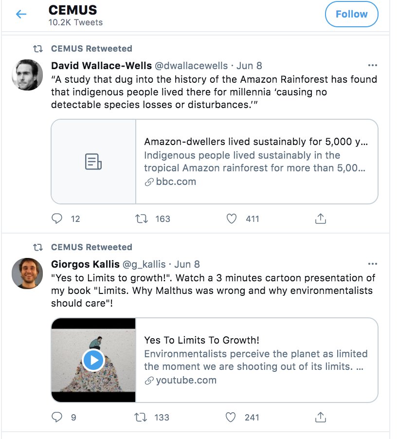 Few posts from CEMUS to show their stars, it's all our BFF heroes, these are described in this thread first follows of prof. Julia. Surprised? All are ecosocialists:Kimberly is one more top catch here, bit later: