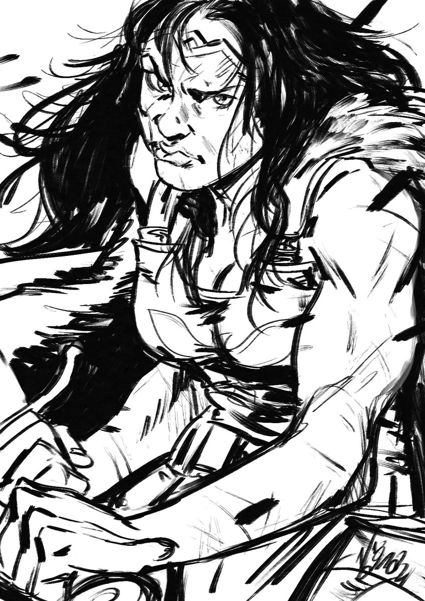 nigna_'s tweet photo. I'm totally in love with the amazing version of #WonderWoman by @danielwarrenart and I couldn't wait to do a fast sketch during the reading!
#deathearth #dccomics https://t.co/87Rp9oxViU