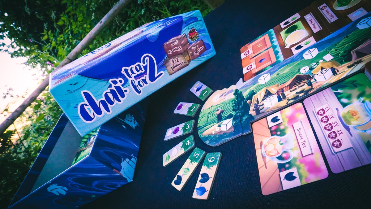 Pop the kettle on! 🫖 We took a closer look at #ChaiTeafor2 by <a href="/steepedgames/">Steeped Games</a> here are our first impressions, from #PlayTestBroadcast 🍵 <a href="/medium/">Medium</a> ingameuk.medium.com/chai-tea-for-2…
~~~
#BoardGames #GameDesign <a href="/njshaw2/">Nick Shaw</a> <a href="/OceanCityGames/">Ocean City Games</a> @ksboardgames <a href="/kickstarter/">Kickstarter</a> #Tea #PlayTest