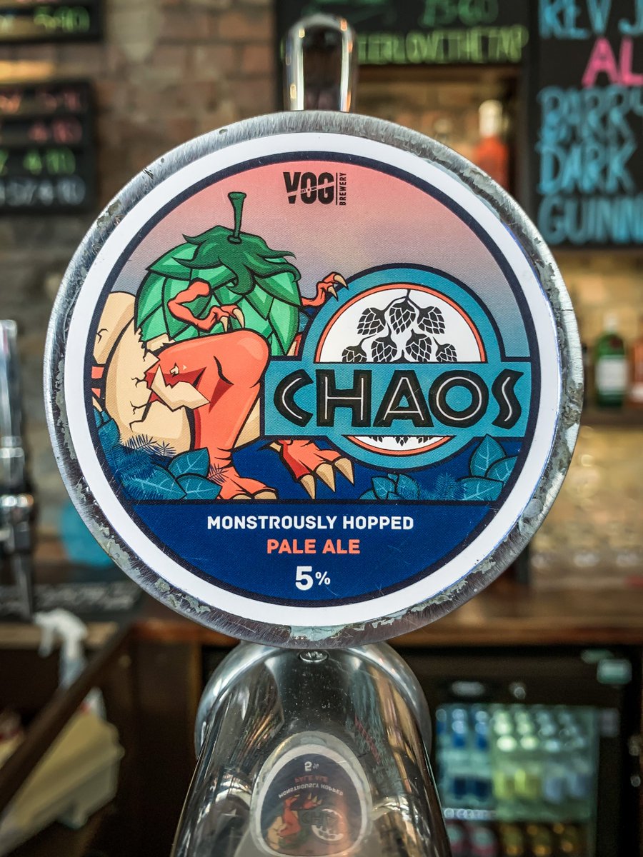 Pure, unadulterated Chaos. A banger and a favourite from our friends at <a href="/vogbrewery/">VOG Brewery</a> #lovebeerlovethetap #craftbeer