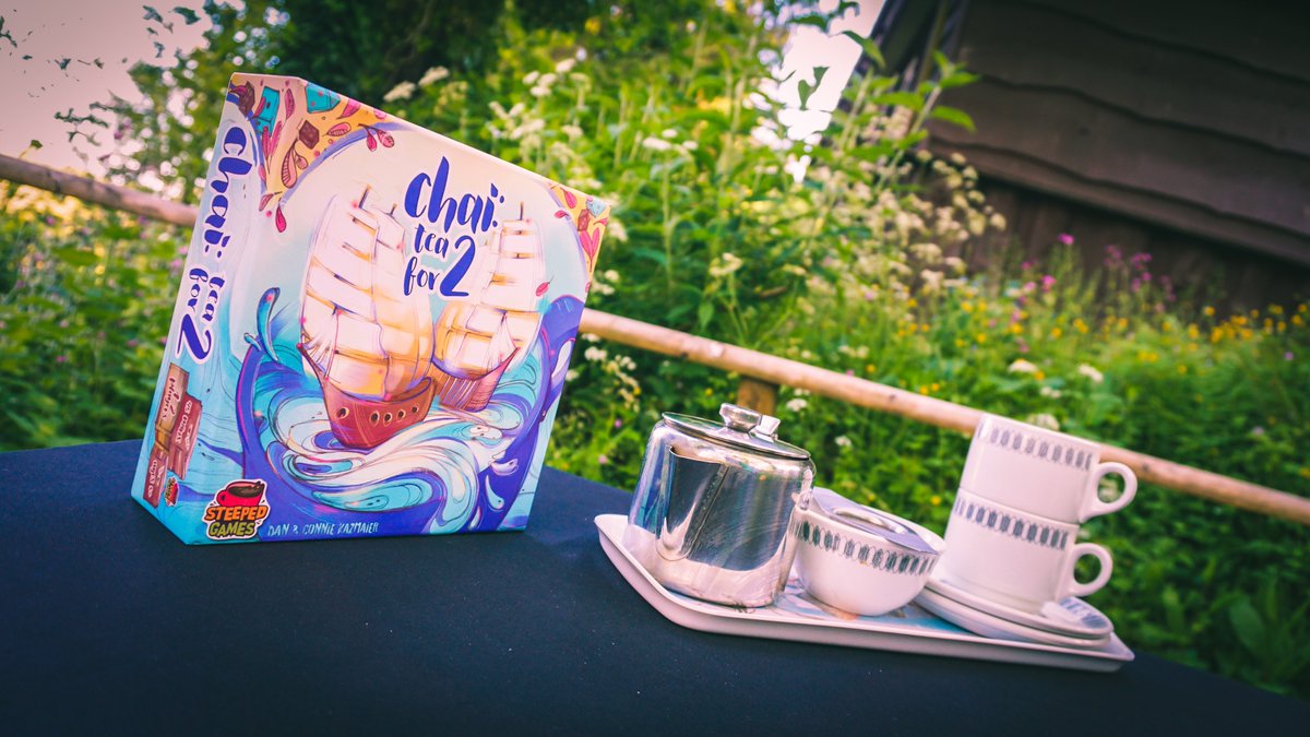 InGameUK_2097's tweet photo. Pop the kettle on! 🫖 We took a closer look at #ChaiTeafor2 by @steepedgames here are our first impressions, from #PlayTestBroadcast 🍵 @medium https://t.co/YE1AAuPAm7
~~~
#BoardGames #GameDesign @njshaw2 @OceanCityGames @ksboardgames @kickstarter #Tea #PlayTest https://t.co/TAUnOkrzlb