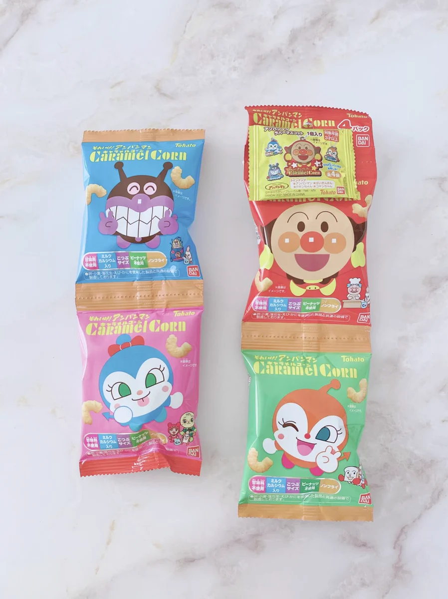アンパンマン4蓮お菓子！おまけが可愛すぎる