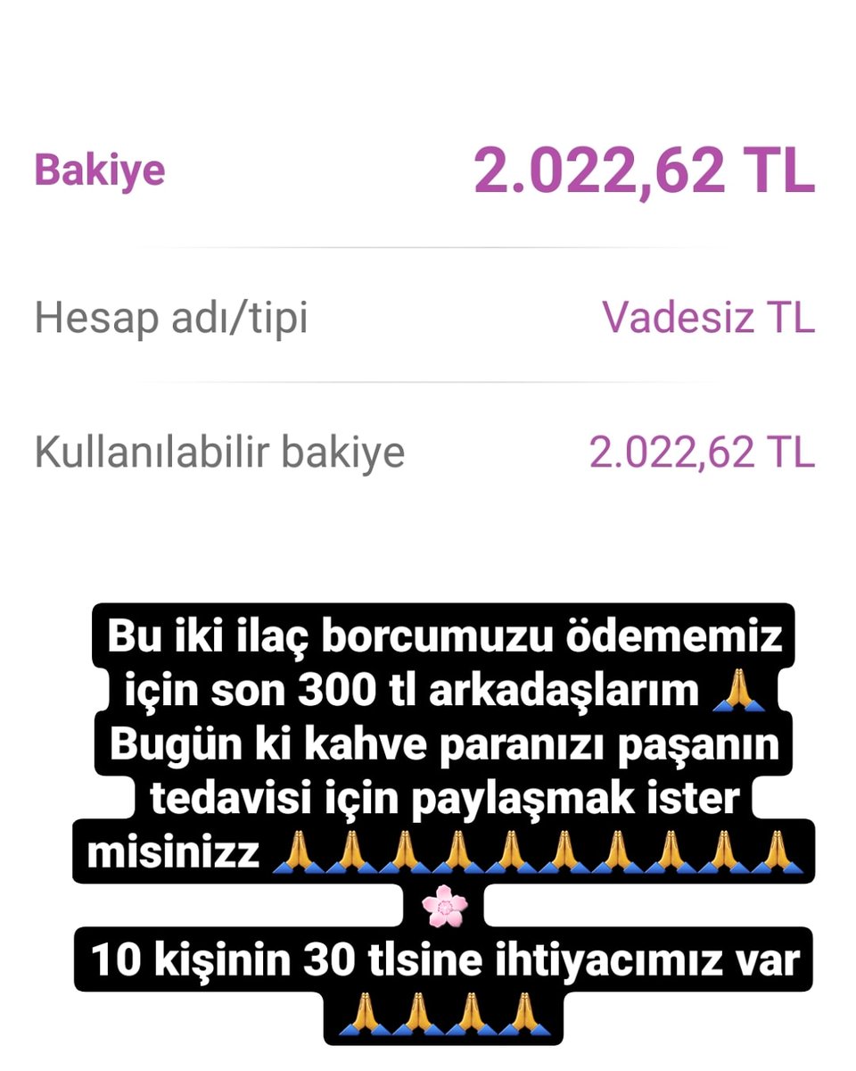 Zeynepsahin07's tweet photo. Yoruldunuz. Yorulduk. Evet biliyorum ama bu çocuk hepimizden çok yoruldu...😔😔

Şu anda 10 kişinin bir 30 tlsine yani bir kahve parasına ihtiyacimiz var...🙏🙏🙏🙏🙏🙏

SİZDE BUGÜN Kİ KAHVE PARANIZI PAŞAYLA PAYLAŞMAK İSTER MİSİNİZZZ 🙏🙏🙏🙏🙏🙏🙏🙏🙏🙏🙏🙏🙏🙏🙏🙏🙏🙏 https://t.co/D3LAaOZBi2