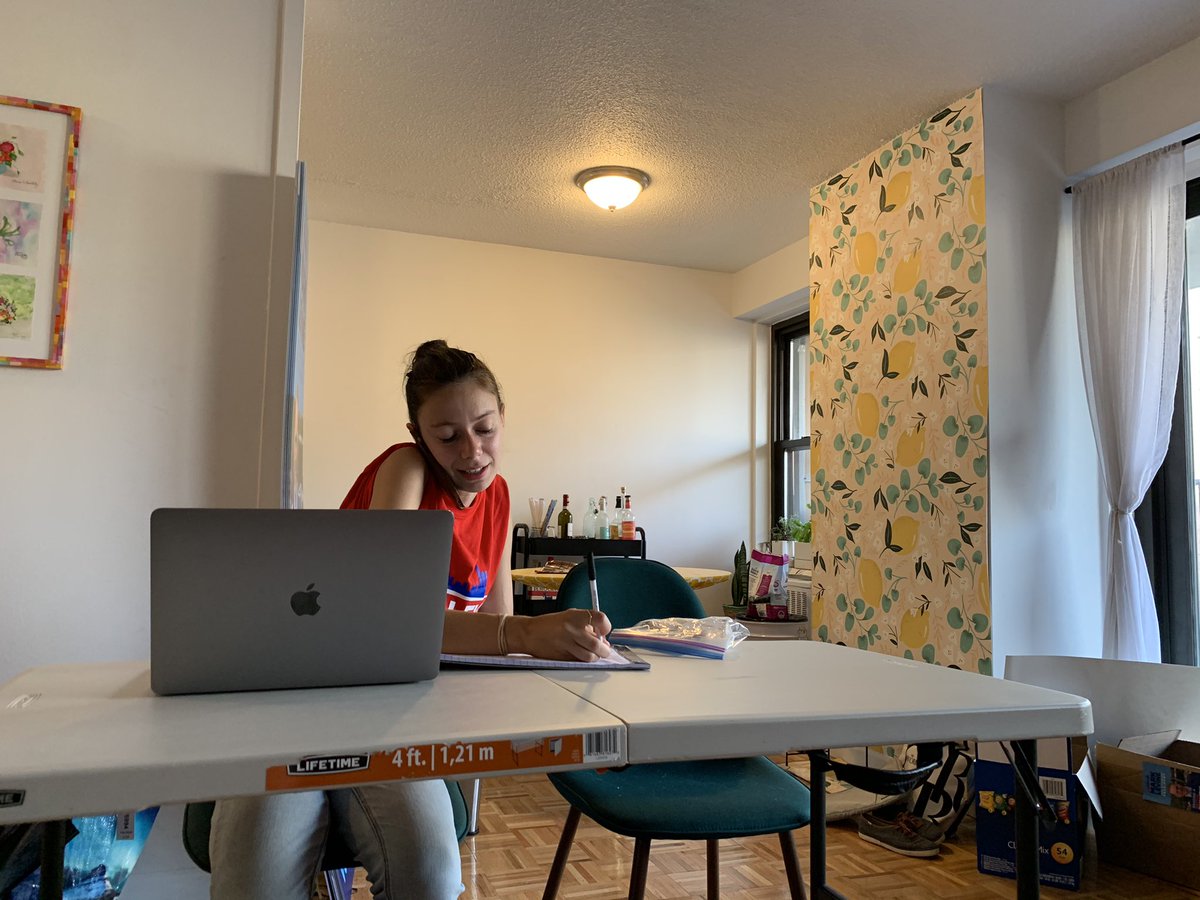 IlanaMaier's tweet photo. A legend in action. Shout out to my GOTV director / Internship program coordinator / FIRST volunteer who joined me on #TeamLevine @kaleypillinger https://t.co/o6ZBaJ5aSU