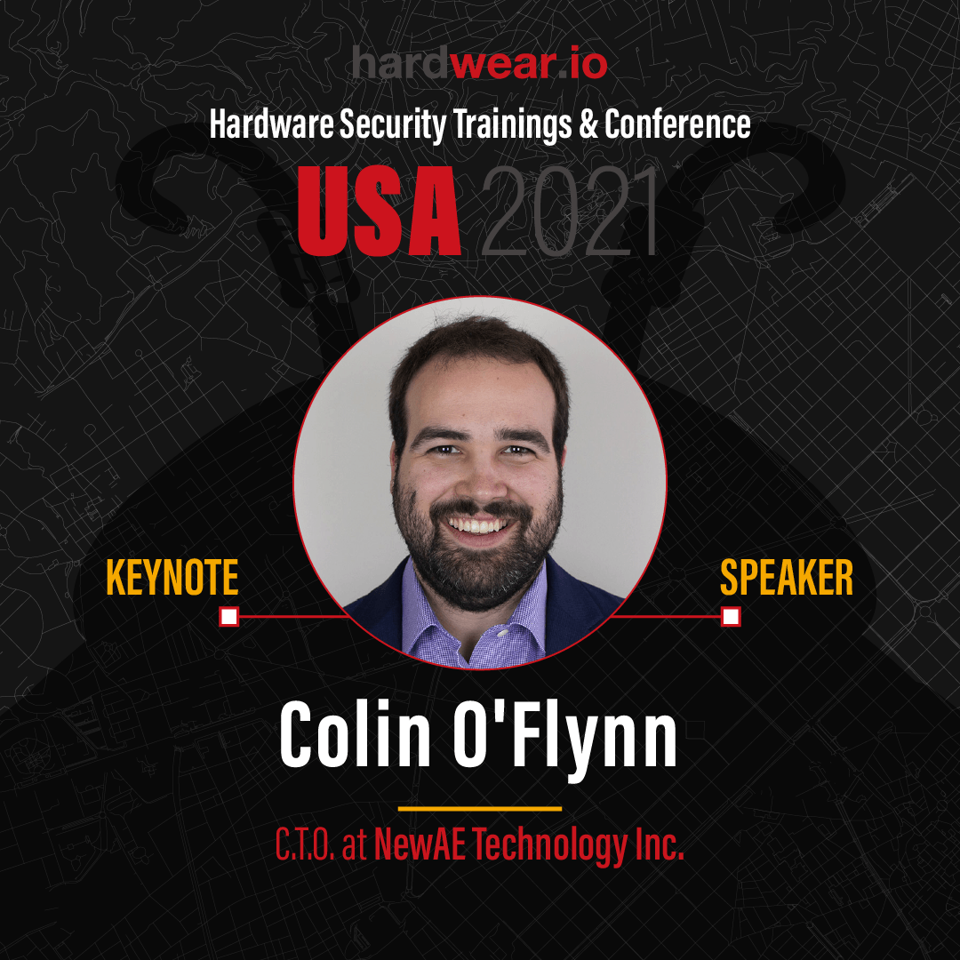 hardwear_io's tweet photo. #KeynoteSpeaker
😎The master of making Chips Whisper💬😉 @colinoflynn @newaetech will be at #hardwear_io USA Virtual Con 2021
💡Talk Title: The Cheapskate Revolution: Hardware Attacks from Millions to Tens of Dollars➡️https://t.co/8fkGNt5OIq
#hardwareSecurity #hardwareattacks https://t.co/6pKXSc65MA