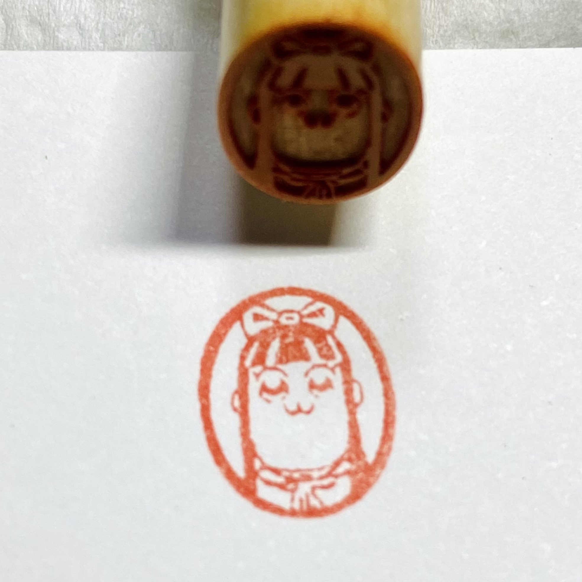 Escargo 素敵な判子 作ってもらいました すごく可愛い 感謝感謝 三つ目がすごくお気に入り 可愛い はんこ スタンプ 印鑑 ハンコ ポプテピピック ポプ子 ピピ美 ボブネミミッミ T Co Ykaqq9g9im Twitter