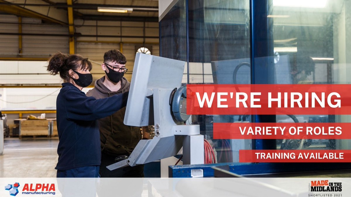 alphamfg's tweet photo. โ ๏ธWe're hiring โ ๏ธ
Having experienced significant success over the last few years, we're are looking to strengthen our team with the recruitment of a number of roles โก๏ธ https://t.co/CXaVALnnLi
#InsideAlpha #RecruitingNow #UKmfg https://t.co/RfPrrawD2s