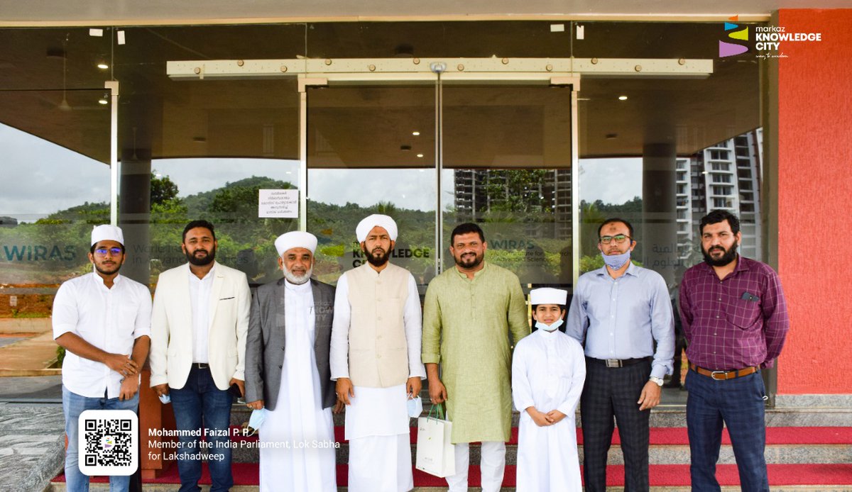 markaz_city's tweet photo. Mr. Muhammad Faisal PP, Member of Parliament for U.T of Lakshadweep paid a casual visit at Markaz Knowledge City. He exclaimed in delight seeing the development projects and ongoing constructions amidst the pandemic. 
#MarkazKnowledgeCity #WayToWisdom #Lakshadweep #FaisalMP https://t.co/lnOsoahiAY