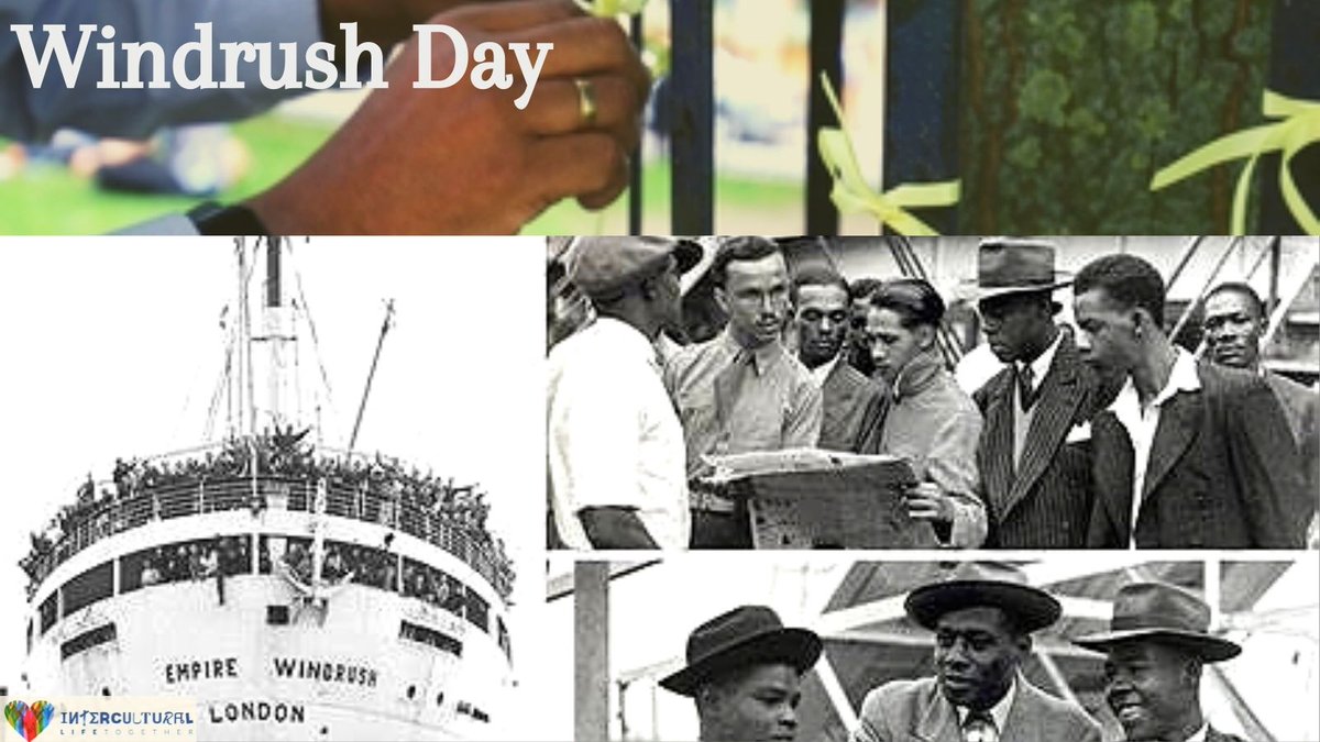 When contemplating Empire Windrush we:
LAMENT racism suffered by those who arrived, who followed &amp; the ongoing racism in church &amp; society; GIVE THANKS for contributions of the Windrush Generation to British society; PRAY for justice in the present &amp; future.
#interculturalliving