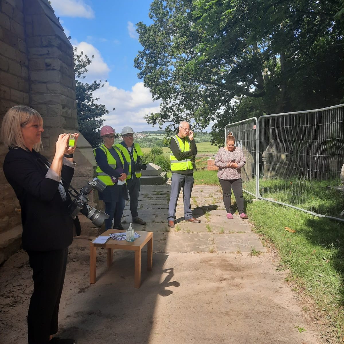 kilnhurstchurch's tweet image. What an absolute joy for us to hold the ground-breaking ceremony for our Community Hub. Members of the project team and invited guests joined us for a short time together. Our vicar @andybrewerton said a few words and committed the project to God in prayer.