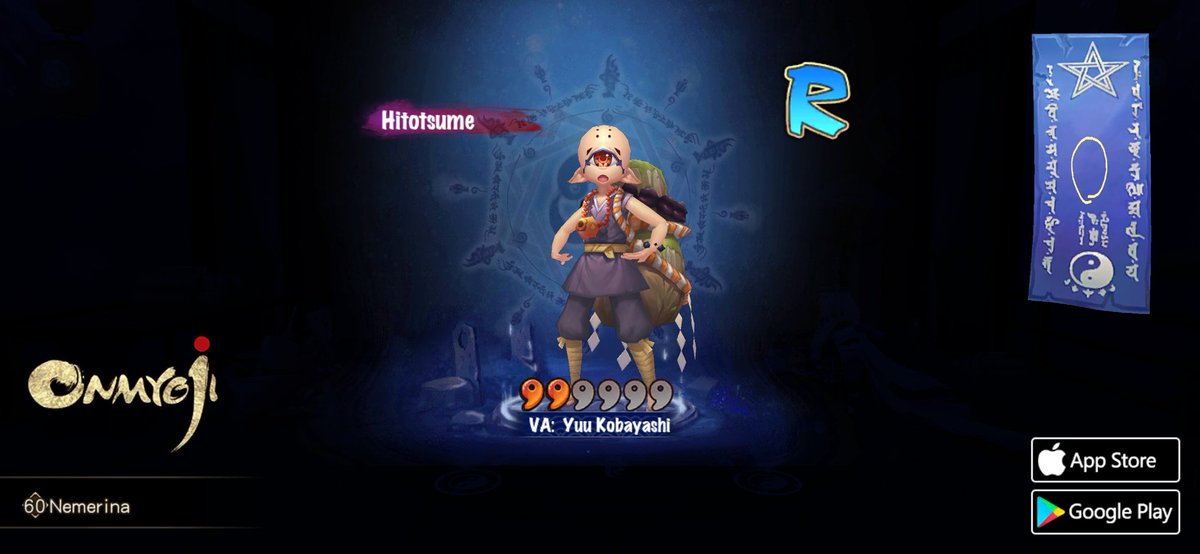 NicoleHein's tweet photo. #Onmyoji# I've got a new shikigami Hitotsume! https://t.co/O6B3SsYIxb