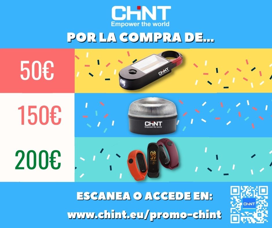 ¡Últimos días! 

Recordar que el próximo 30 de Junio dará por finalizada la promoción.

Enlace promo:
chint.eu/promo-chint

*Ir a bases legales para ver zonas que participan en la promoción.