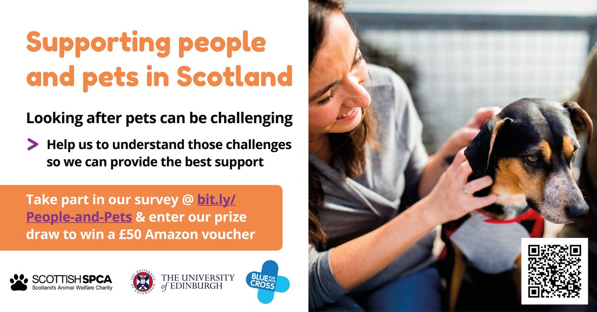 CAAR - Children, Adolescents & Animals Research (@childanimals) on Twitter photo It's the final day to complete our survey on the challenges of looking after pets in the midst of everything else going on in our lives. If you live in 🏴 , please take part (closes midnight). Thank you
bit.ly/People-and-Pets
<a href="/ScottishSPCA/">Scottish SPCA 🐾</a> <a href="/BlueCrossPA/">BlueXPublicAffairs</a> #Scottish #petowners #ACEs It's the final day to complete our survey on the challenges of looking after pets in the midst of everything else going on in our lives. If you live in 🏴 , please take part (closes midnight). Thank you
bit.ly/People-and-Pets
<a href="/ScottishSPCA/">Scottish SPCA 🐾</a> <a href="/BlueCrossPA/">BlueXPublicAffairs</a> #Scottish #petowners #ACEs