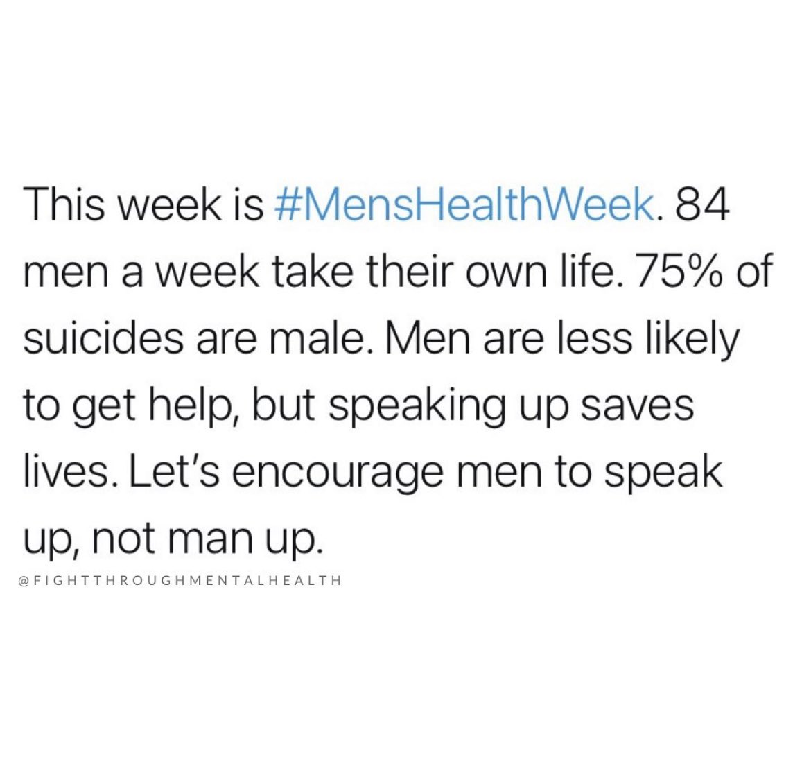 J_A_Goldberg's tweet photo. “If I have seen further it’s because I have stood on the shoulders of others”

#MensHealthWeek https://t.co/MPKnrR1xR5