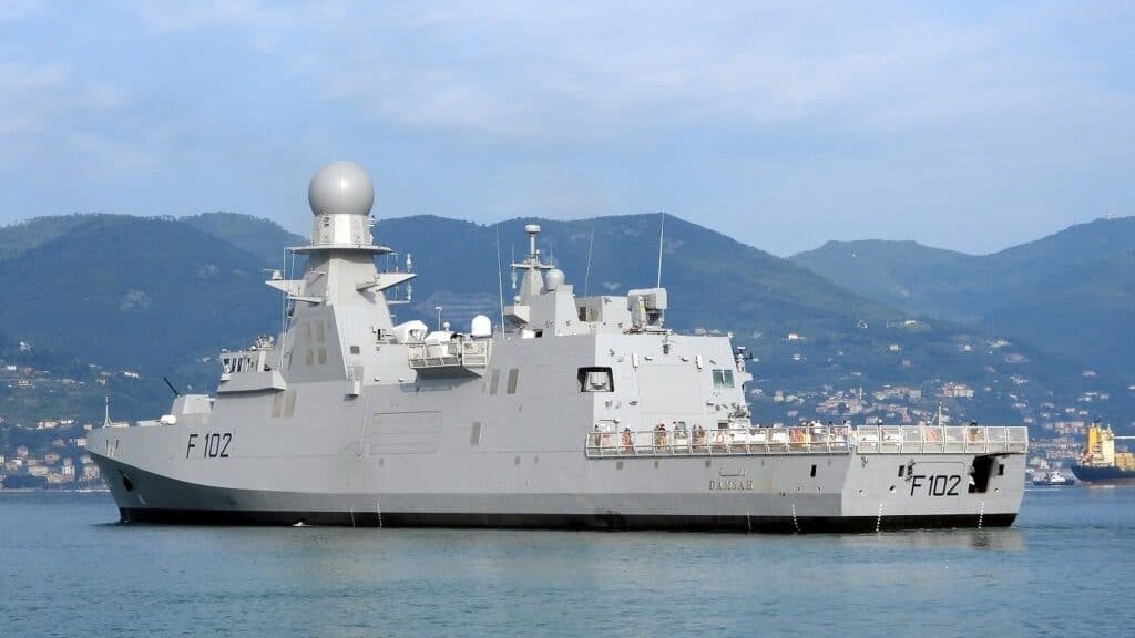 CiroNappi6's tweet photo. Second Al Zubarah Air Defence Corvette class (F102 #Damsah) built by 🇮🇹🚢#Fincantieri shipyard for 🇶🇦 Qatar Emir Navy, started the trials last week in the #Muggiano's sea. 
@Fincantieri https://t.co/8tSCe3Hbti