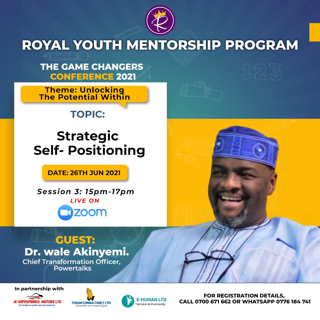 ProgramRoyal's tweet photo. GAME CHANGERS CONFERENCE 2021
💪💪Unlocking The Potential Within💪💪
Click here to register https://t.co/q5QWmTtZt8
#gamechangersconference
#gamechangers
#rymptransforms
#royalmentorshipprogram
#royalmentorship https://t.co/5qUaCCrYXK