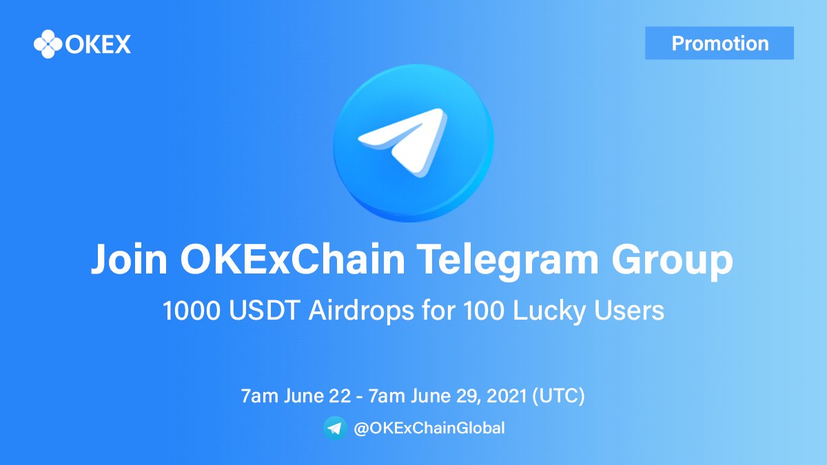 To win 1000 USD airdrop, 
just:

1. Retweet and Tag 3 friends.
2. Follow the link and join t.me/okexchainglobal
3. Fill a form.

It's that simple!
@OKEx @JayHao8