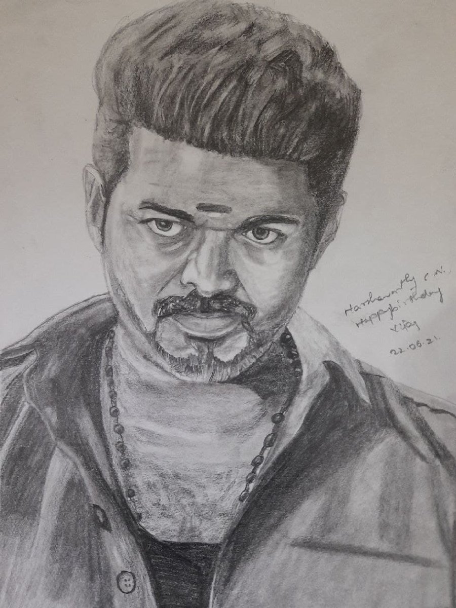 cristiano_harsh's tweet photo. Here is my Pencil Sketch of @actorvijay 🥰😍😘 #thalapathyvijay
#birthdayspl #june22 #HBDThalapathy #HappyBirthdayThalapathyVijay Pencil sketch Rayappan (Vijay )🔥⚡
#shortsOfYoutube : https://t.co/04JNrQAFfl
#HarshaArtz #sauravjoshiarts #artistshubhamdogra @ElangovanY1 https://t.co/Gy0rYgT3GB