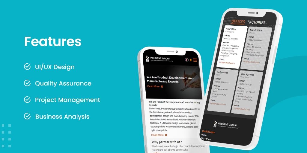CodingPixelUS's tweet image. A glimpse of our work for, Prudent Group!
Contact us:
🌎 codingpixel.com
☎ +1-832-699-0088
📧 info@codingpixel.com
#codingpixel #developer #coding #programming #programmer #javascript #code #coder #webdeveloper #python #java #html #software #technology #webdevelopment