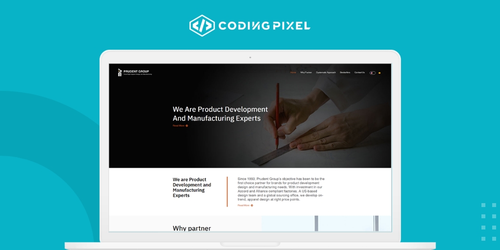 CodingPixelUS's tweet image. A glimpse of our work for, Prudent Group!
Contact us:
🌎 codingpixel.com
☎ +1-832-699-0088
📧 info@codingpixel.com
#codingpixel #developer #coding #programming #programmer #javascript #code #coder #webdeveloper #python #java #html #software #technology #webdevelopment