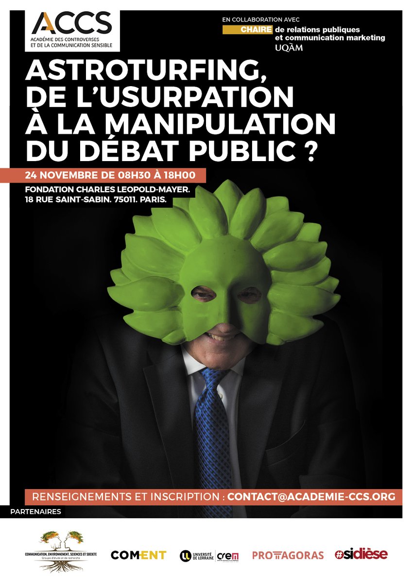JulieEscurignan's tweet photo. @HugolGential_Cl @SocietyOfficiel @chavalarias @Politoscope2017 @allardhuver @ProjetCocktail @albinwagener @Gillesbrachotte Merci @HugolGential_Cl ! C'est d'ailleurs le sujet du prochain séminaire de l'@AcademieCCS - @chavalarias n'hésitez pas à nous envoyer une proposition et à venir nous présenter votre analyse ! #astroturfing #communicationsensible @SocietyOfficiel https://t.co/2WicNSWQLd