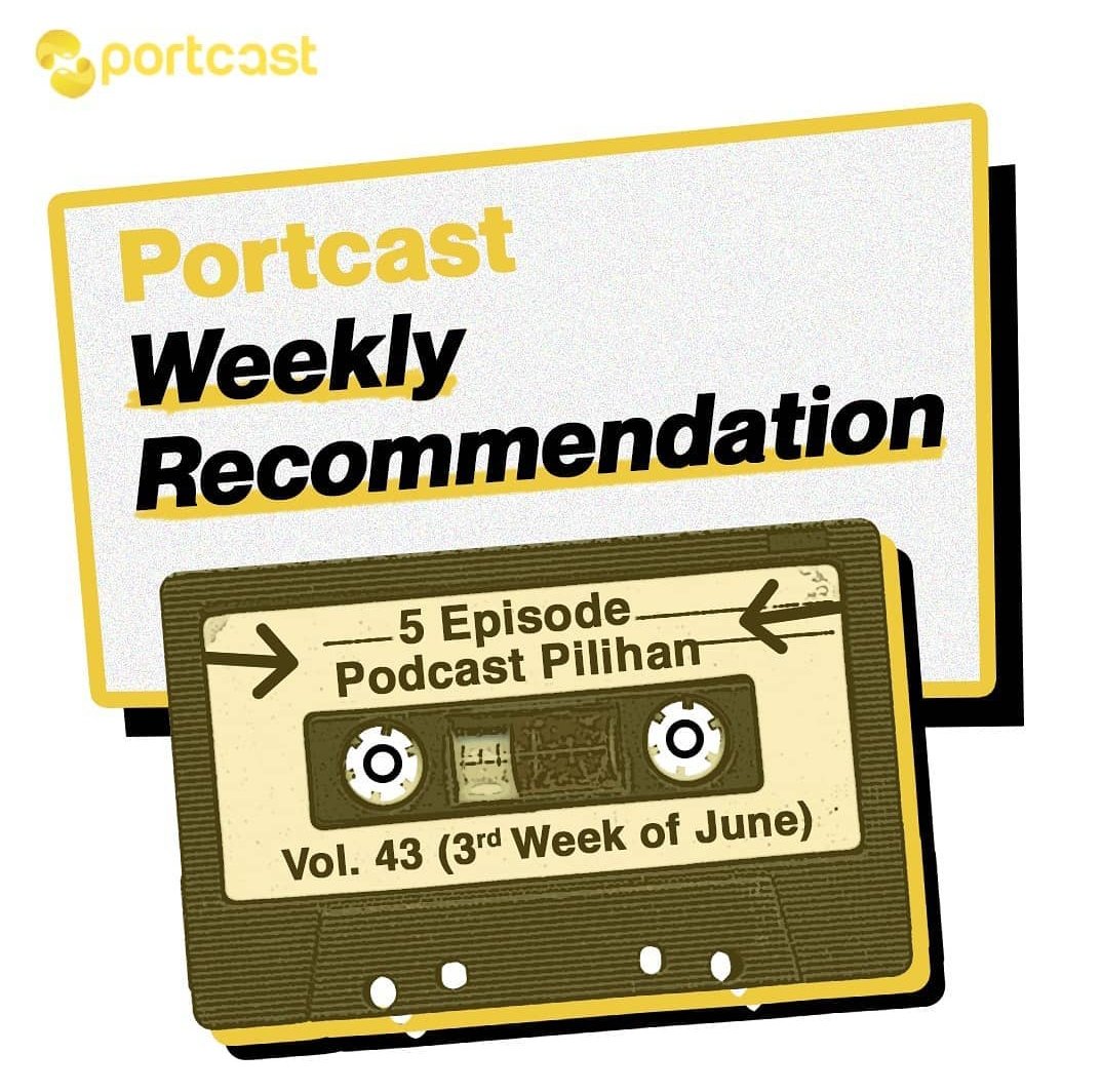 jpodcast_'s tweet photo. [#JPodcastUpdate] 

1 hari akun Twitter kami di lock. JPodcast mendapat kabar bahagia dengan masuk 5 Podcast Pilihan Portcast Weekly Recommendation Vol. 43 (3rd Week of June). Sebuah kebanggan bagi kami bisa bersanding dengan podcast lain yang luar biasa. Yoroshiku Onegaishimasu! https://t.co/YsU0Nt5BqN