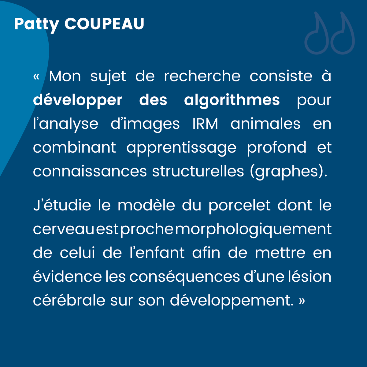 Polytech_Angers's tweet photo. 🔦 Lumière sur les Alumni de Polytech Angers
👤 Patty Coupeau
🎓 Diplômée 2020 en Systèmes Automatisés & Génie Informatique
💼 Doctorante en traitement d'images médicales
⬇️ Voir son témoignage ⬇️
https://t.co/dWjSWV3tqY
#ingénieur #alumni #espritdecole @PolytechAlumni https://t.co/NKZiHw1wLg